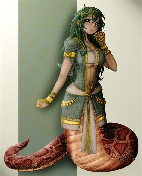 anime lamia snake girl